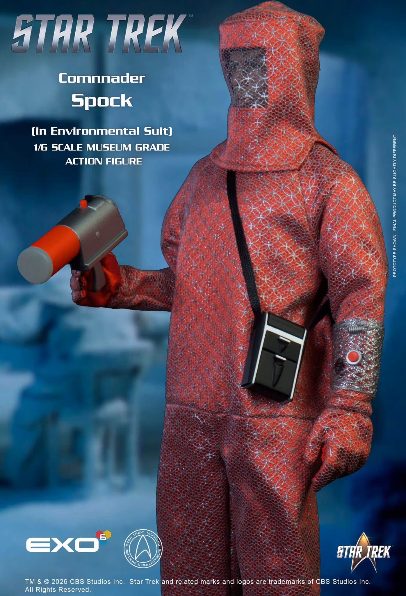 Star Trek: The Original Series Lt. Commander Spock (Environmental Suit) 1/6 Scale Action Figure