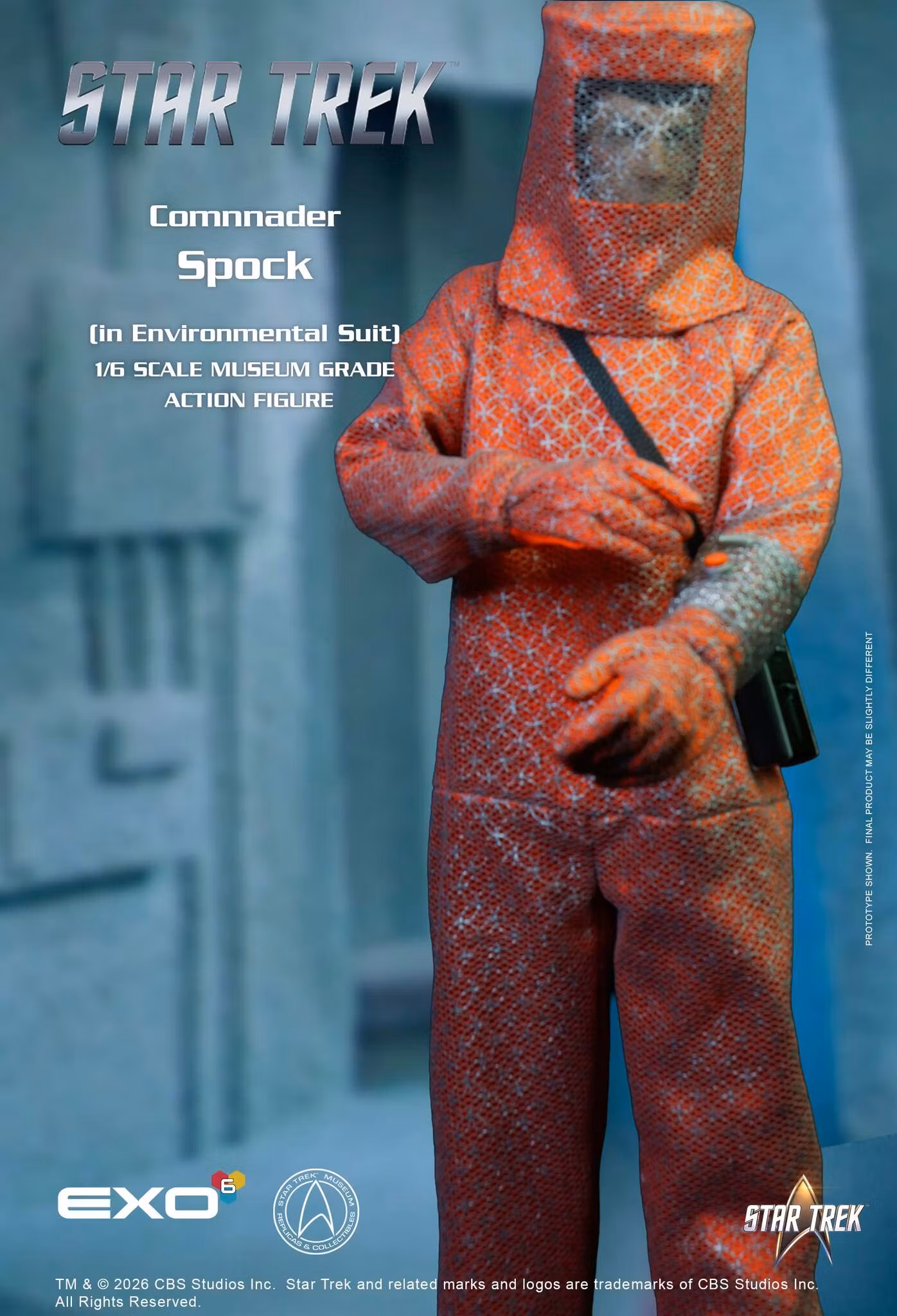 Star Trek: The Original Series Lt. Commander Spock (Environmental Suit) 1/6 Scale Action Figure