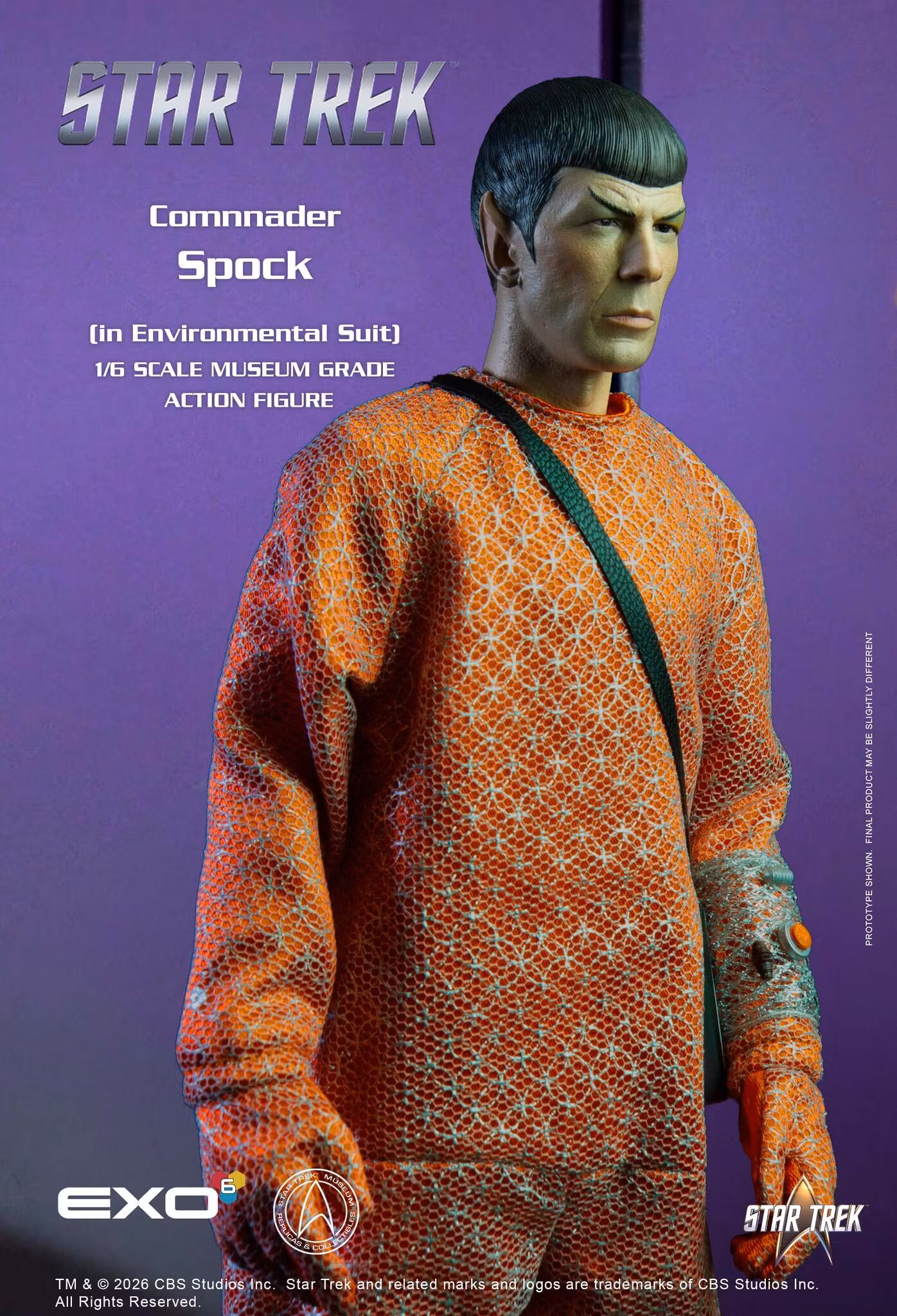 Star Trek: The Original Series Lt. Commander Spock (Environmental Suit) 1/6 Scale Action Figure