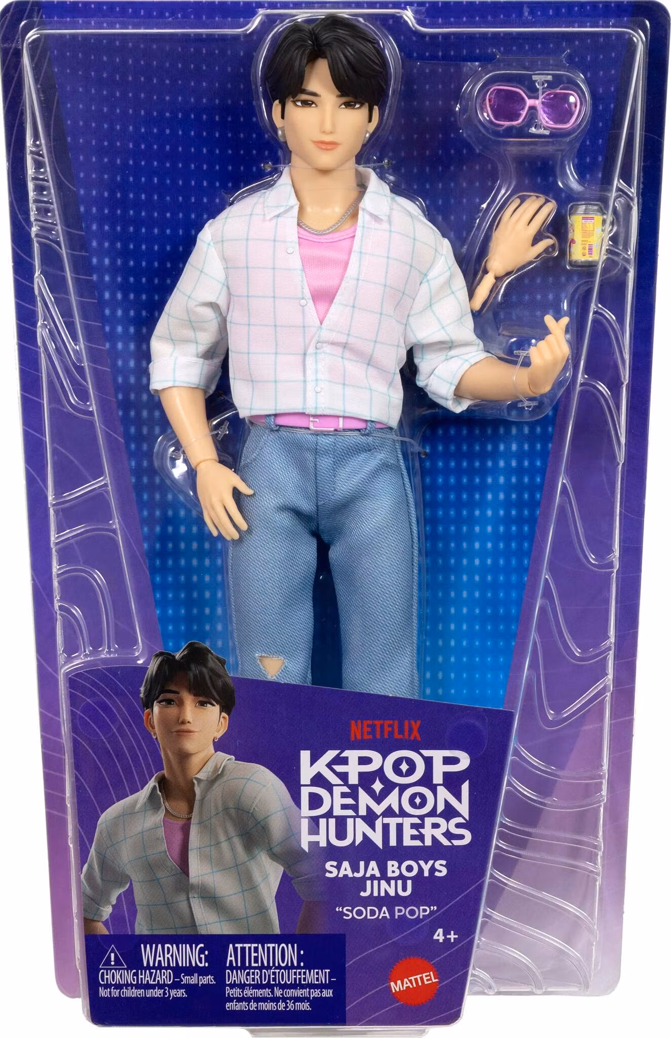 KPop Demon Hunters Saja Boys Jinu "Soda Pop" Doll