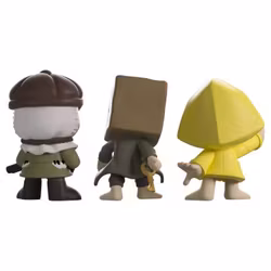 Little Nightmares II Minitooz 3-Pack Mono, Six & Hunter