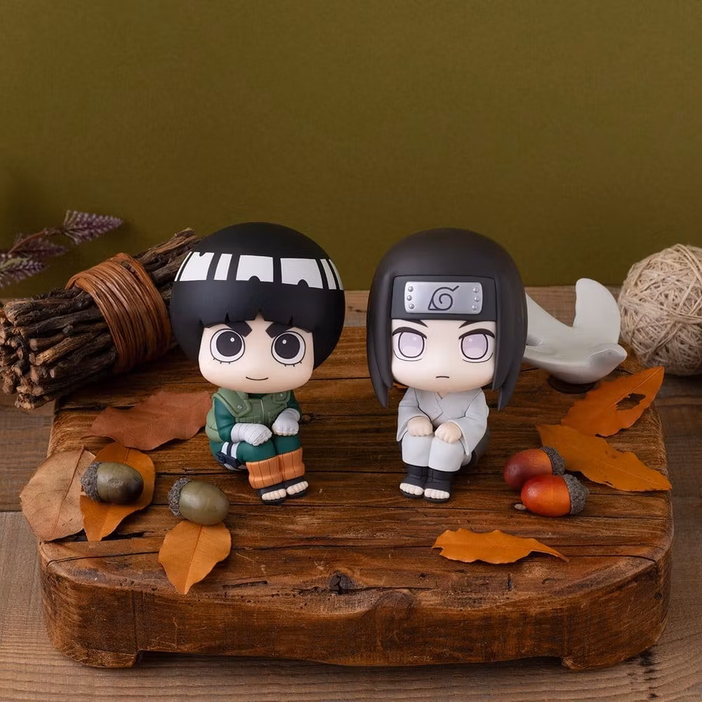 Naruto: Shippuden Look Up Series Rock Lee & Neji Hyuga (With Gift)