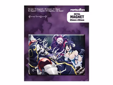 Overlord Fridge Magnet Albedo Having Fun