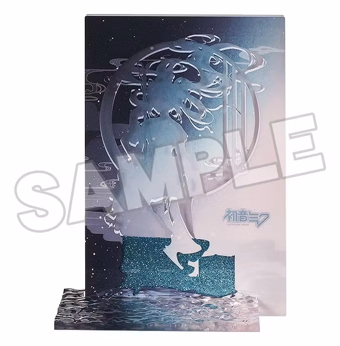 Character Vocal Series 01: Hatsune Miku Glitter Acrylic Block Hatsune Miku Han Gong Qiu Yue Ver.