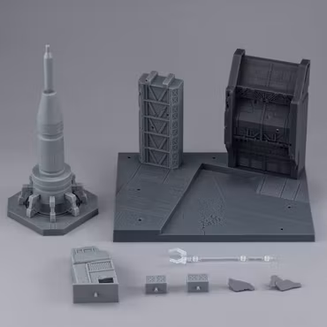Mobile Suit Gundam SEED Realistic Model Series G Structure Heliopolis Battle Stage (Material Color Edition) 1/144 Scale Structure