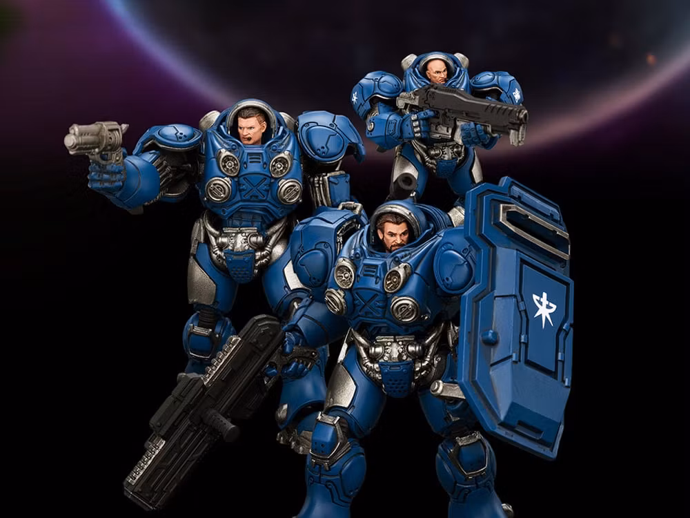 StarCraft Terran Marine 1/25 Scale Action Figure Set