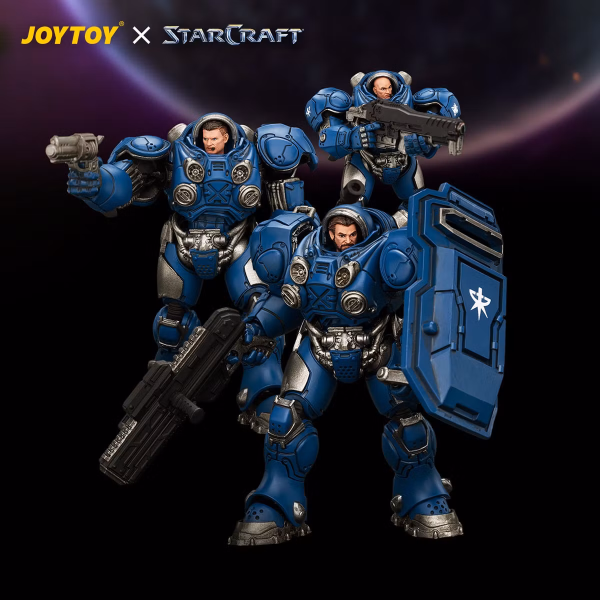 StarCraft Terran Marine 1/25 Scale Action Figure Set
