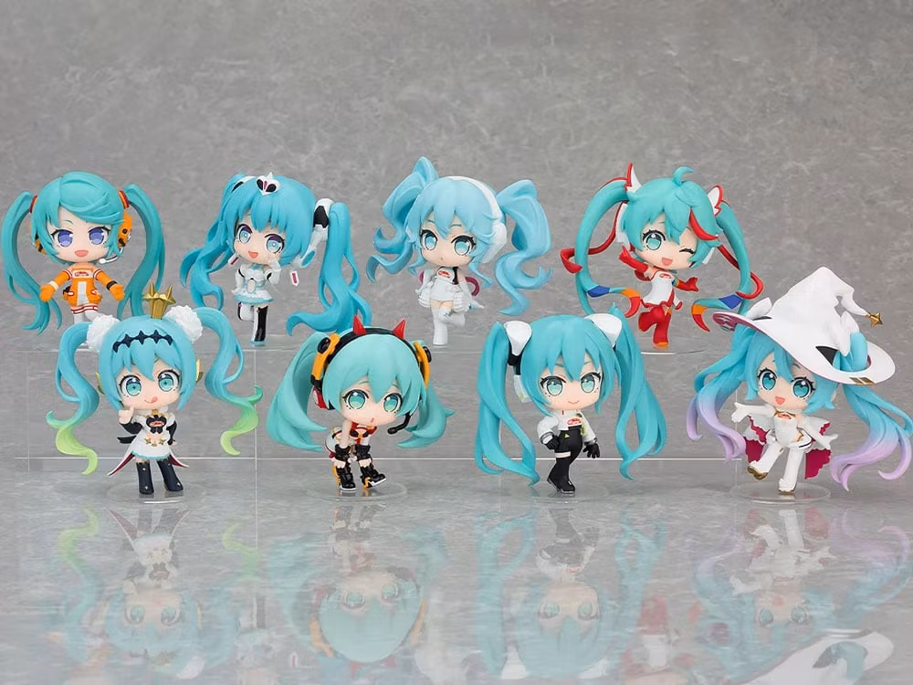 Vocaloid Hatsune Miku Blind Box Series: Racing Miku All Stars Figure Collection Vol.1 Boxed Set of 8 Figures