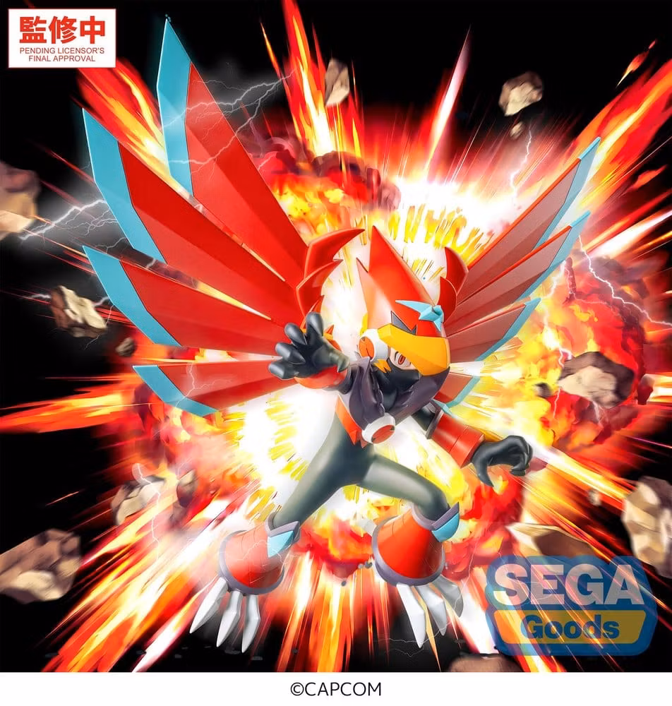 Mega Man Battle Network Luminasta Mega Man (Falzar Beast) Figure