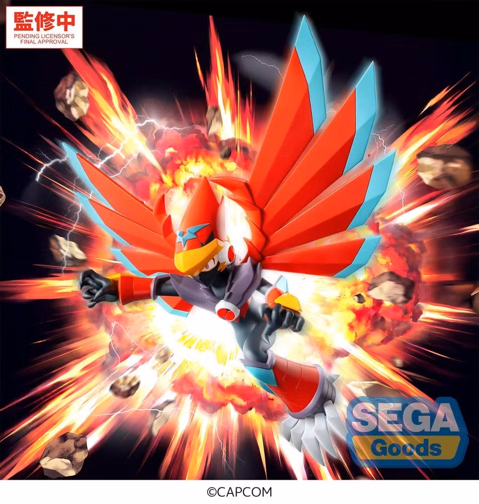 Mega Man Battle Network Luminasta Mega Man (Falzar Beast) Figure