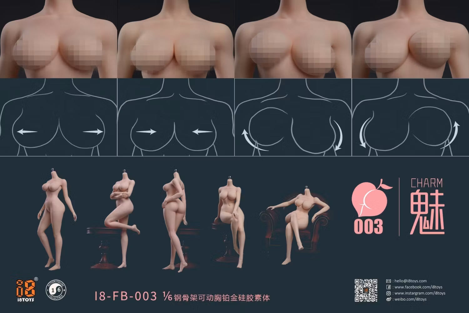 Charming Woman (Ver. A Movable Bust) 1/6 Scale Body