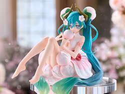 Vocaloid Hatsune Miku (Flower Fairy White Plum Blossom) Noodle Stopper Figure