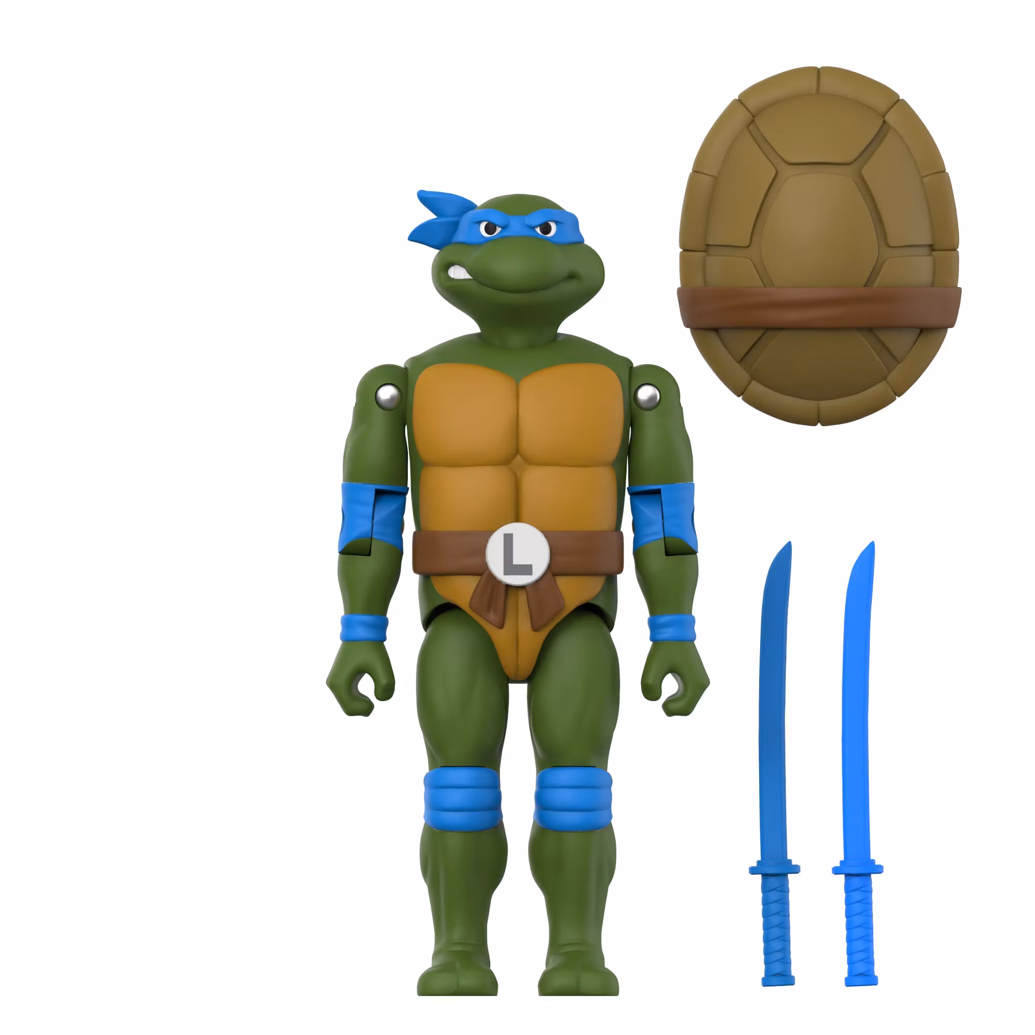 Teenage Mutant Ninja Turtles ReAction+ Leonardo Action Figure
