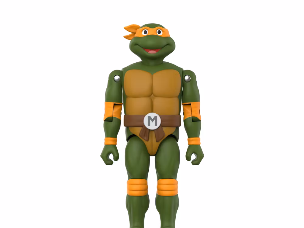 Teenage Mutant Ninja Turtles ReAction+ Michelangelo Action Figure