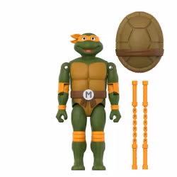 Teenage Mutant Ninja Turtles ReAction+ Michelangelo Action Figure