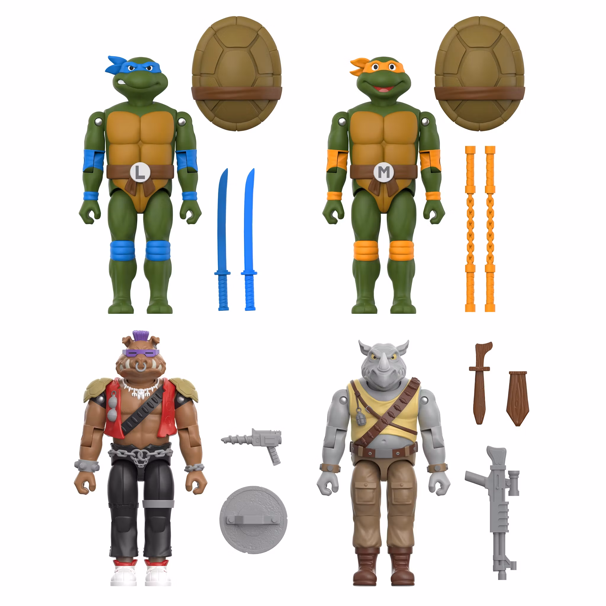 Teenage Mutant Ninja Turtles ReAction+ Michelangelo Action Figure