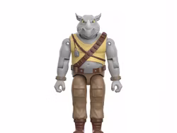 Teenage Mutant Ninja Turtles ReAction+ Rocksteady Action Figure
