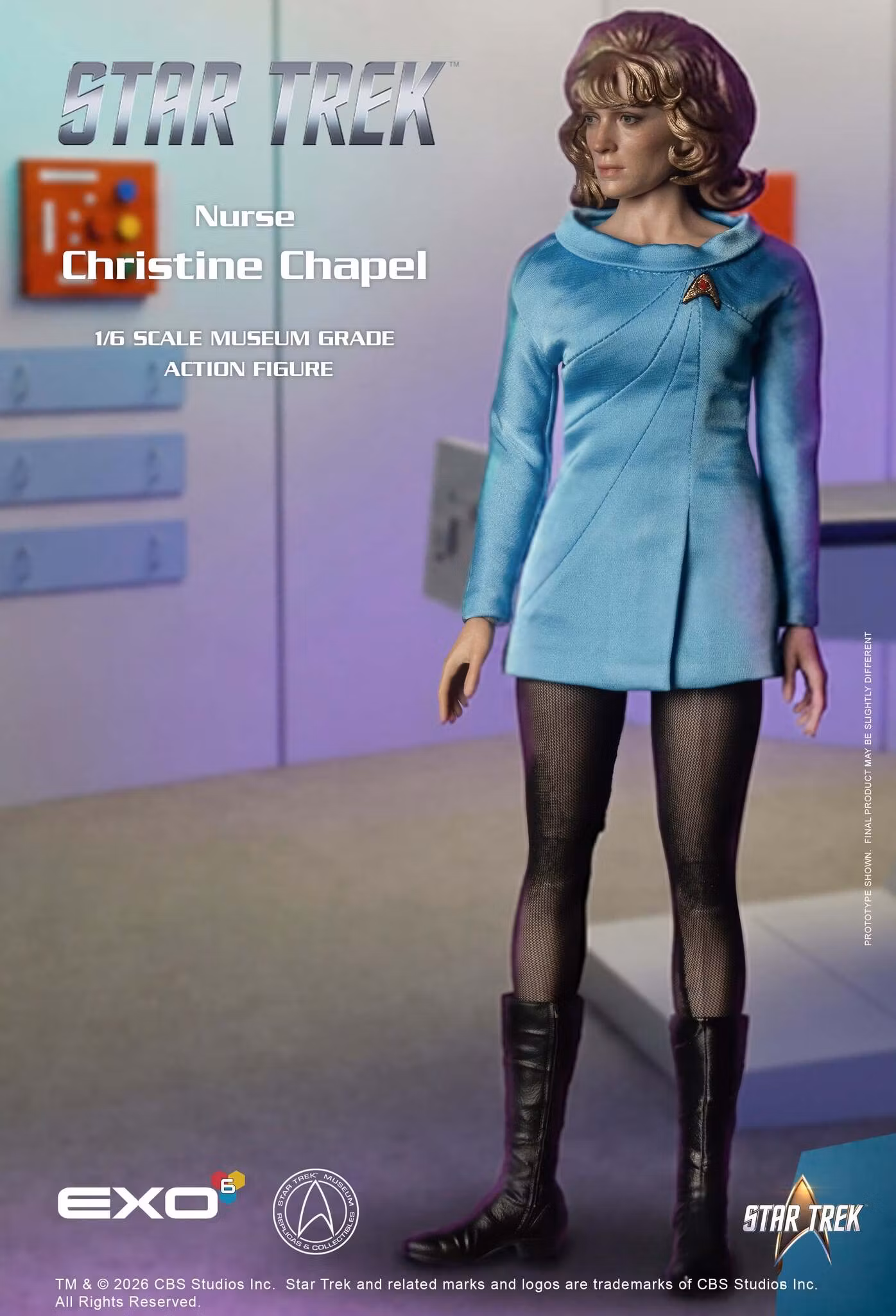 Star Trek: The Original Series Nurse Christine Chapel 1/6 Scale Action Figure