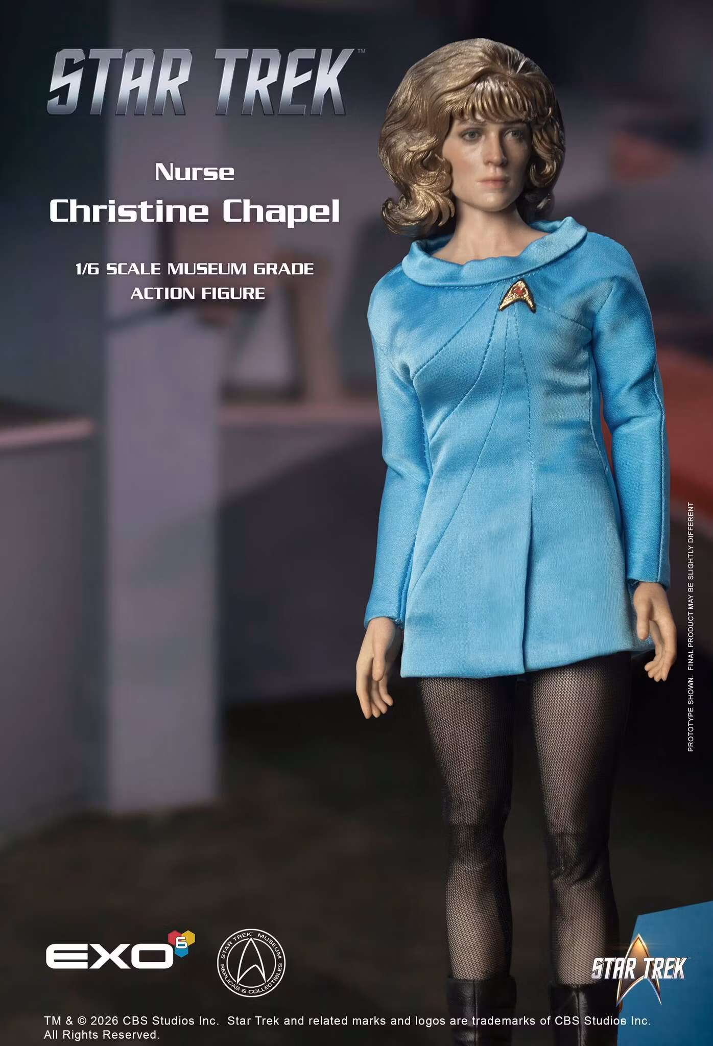 Star Trek: The Original Series Nurse Christine Chapel 1/6 Scale Action Figure