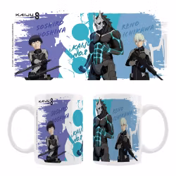 Kaiju No. 8 Ceramic Mug Kaiju No. 8, Reno Ichikawa, Soshiro Hoshina Season 2