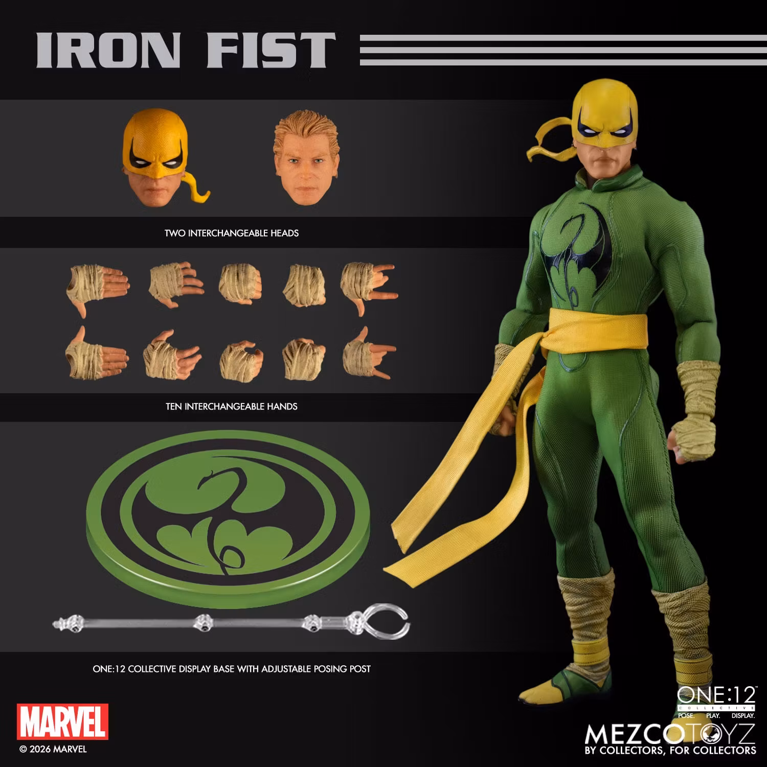 Marvel One:12 Collective Iron Fist (Rerelease)