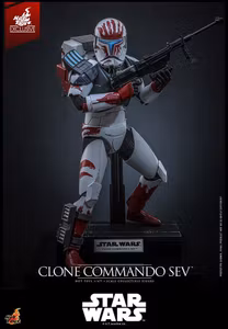Star Wars: The Clone Wars Television Masterpiece Clone Commando Sev (Hot Toys Exclusive) 1/6 Action Figure
