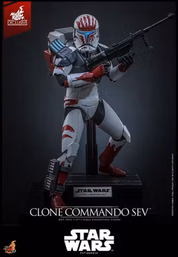 Star Wars: The Clone Wars Television Masterpiece Clone Commando Sev (Hot Toys Exclusive) 1/6 Action Figure