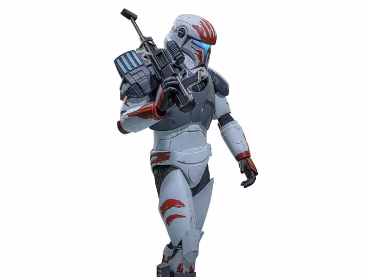 Star Wars: The Clone Wars Television Masterpiece Clone Commando Sev (Hot Toys Exclusive) 1/6 Action Figure