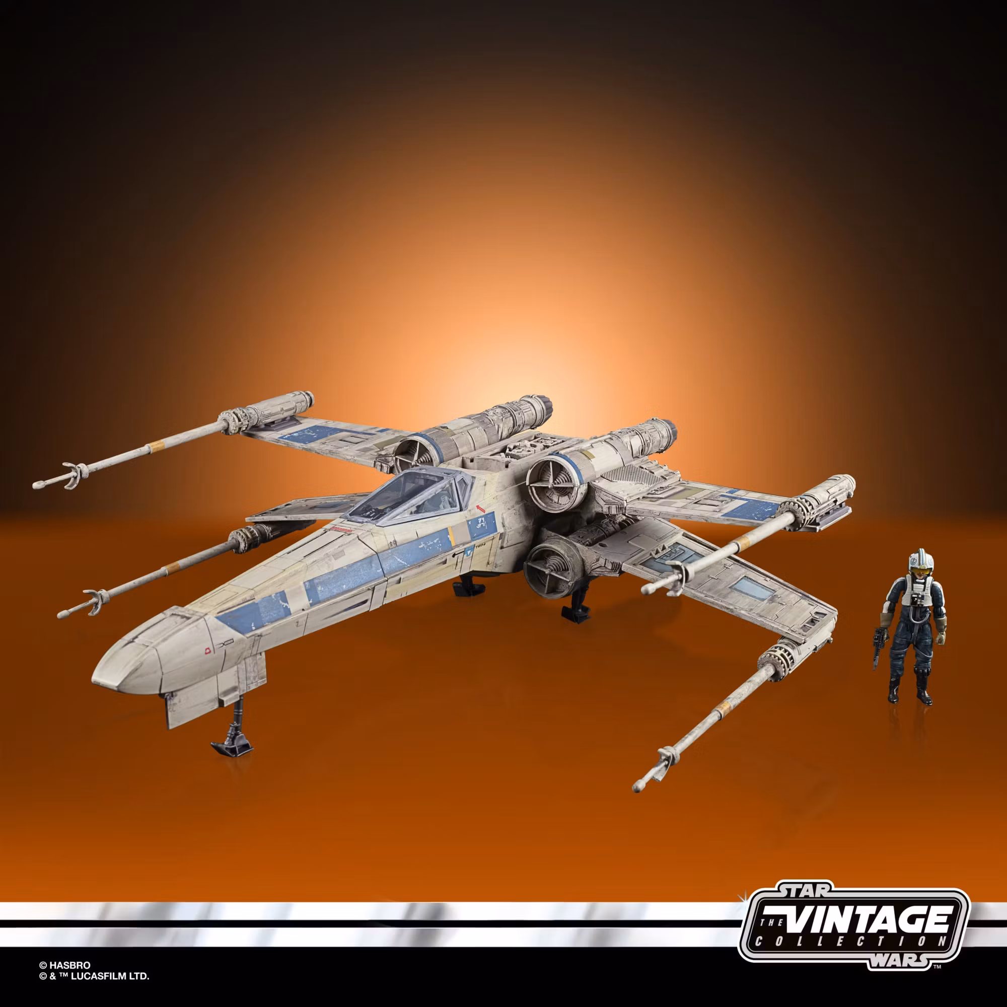 Star Wars: The Vintage Collection Antoc Merrick's X-Wing Fighter with Action Figure (Rogue One)