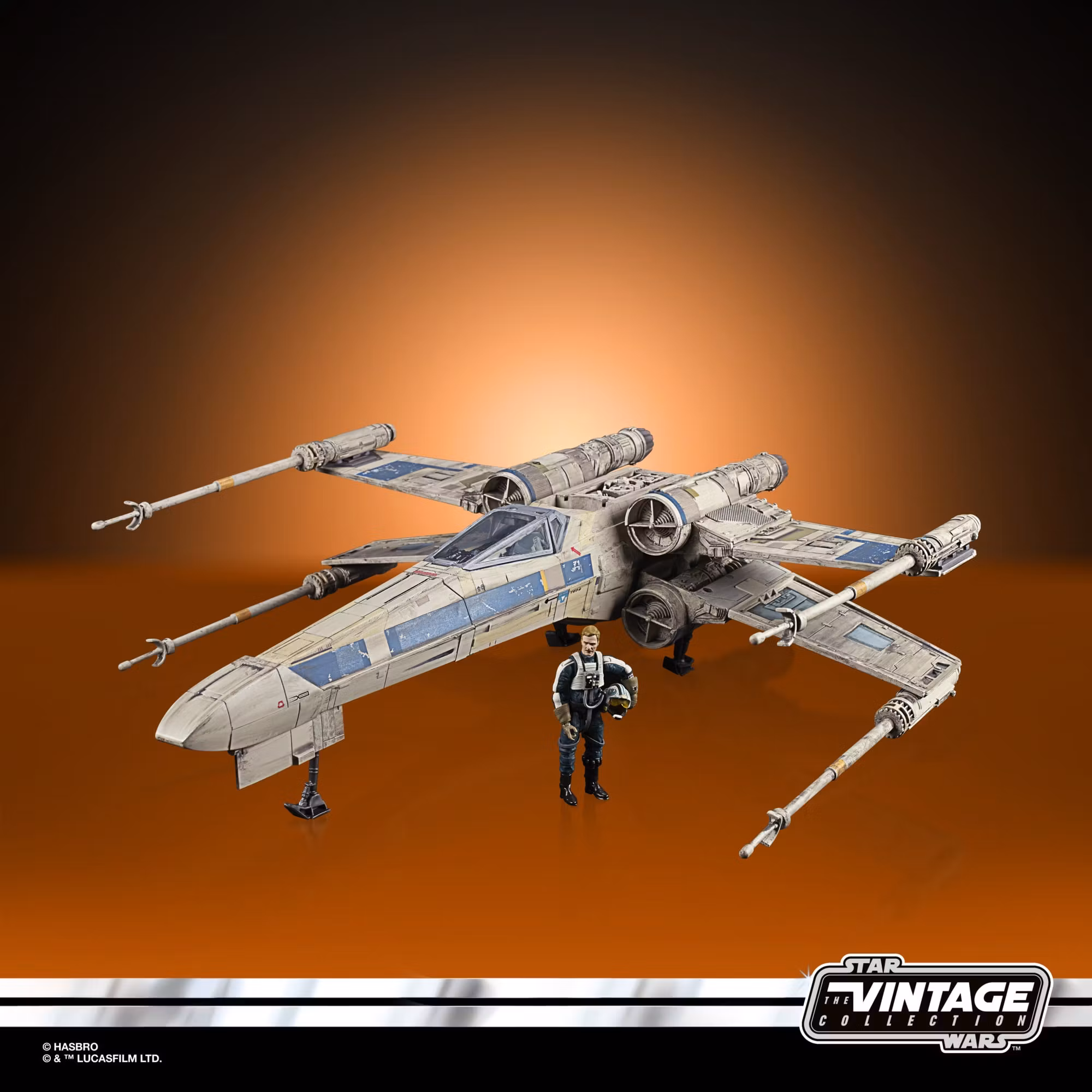 Star Wars: The Vintage Collection Antoc Merrick's X-Wing Fighter with Action Figure (Rogue One)
