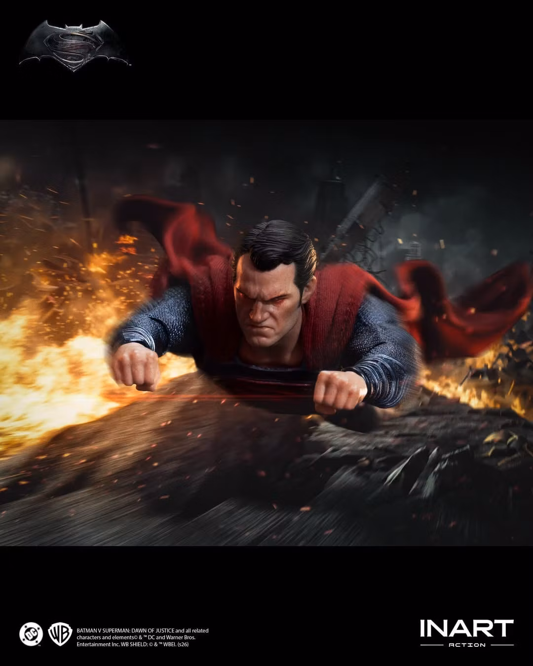 Batman v Superman: Dawn of Justice InArt Superman 1/12 Scale Action Figure