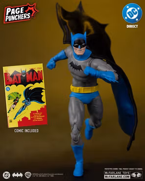 Batman #1 Page Punchers Batman 7" Action Figure with Comic