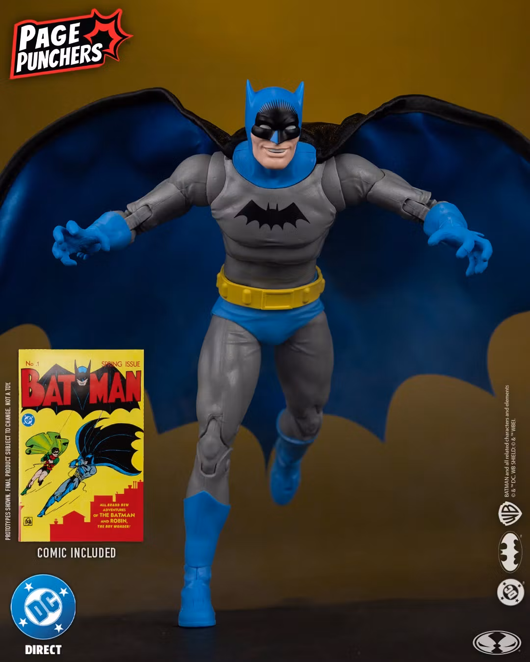 Batman #1 Page Punchers Batman 7" Action Figure with Comic