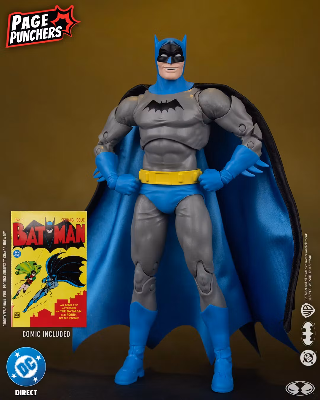 Batman #1 Page Punchers Batman 7" Action Figure with Comic
