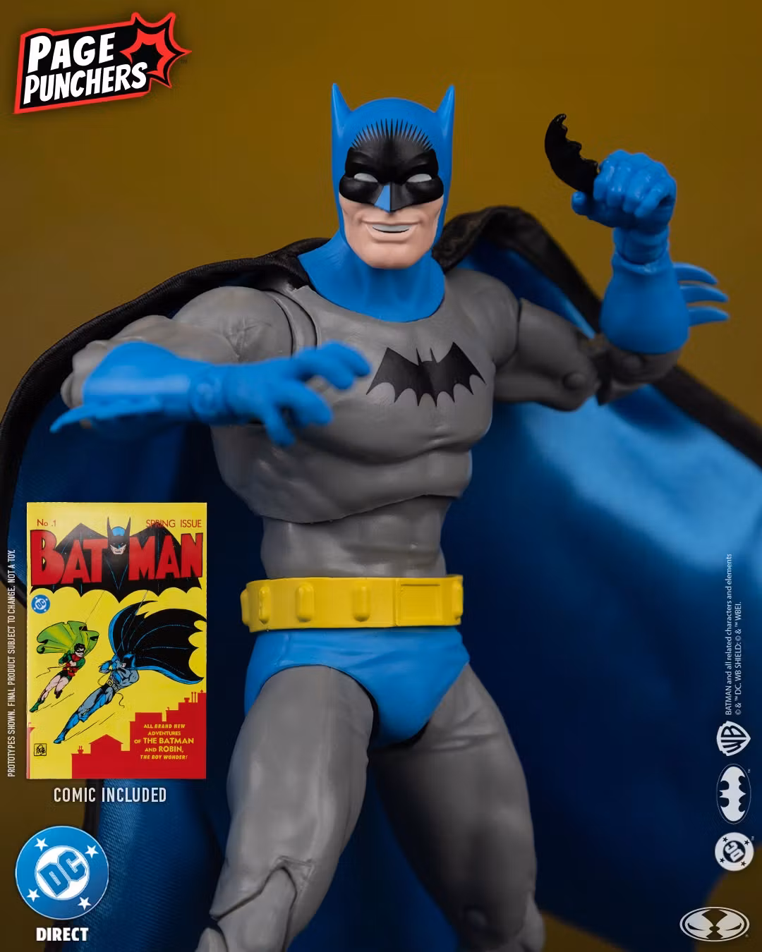 Batman #1 Page Punchers Batman 7" Action Figure with Comic