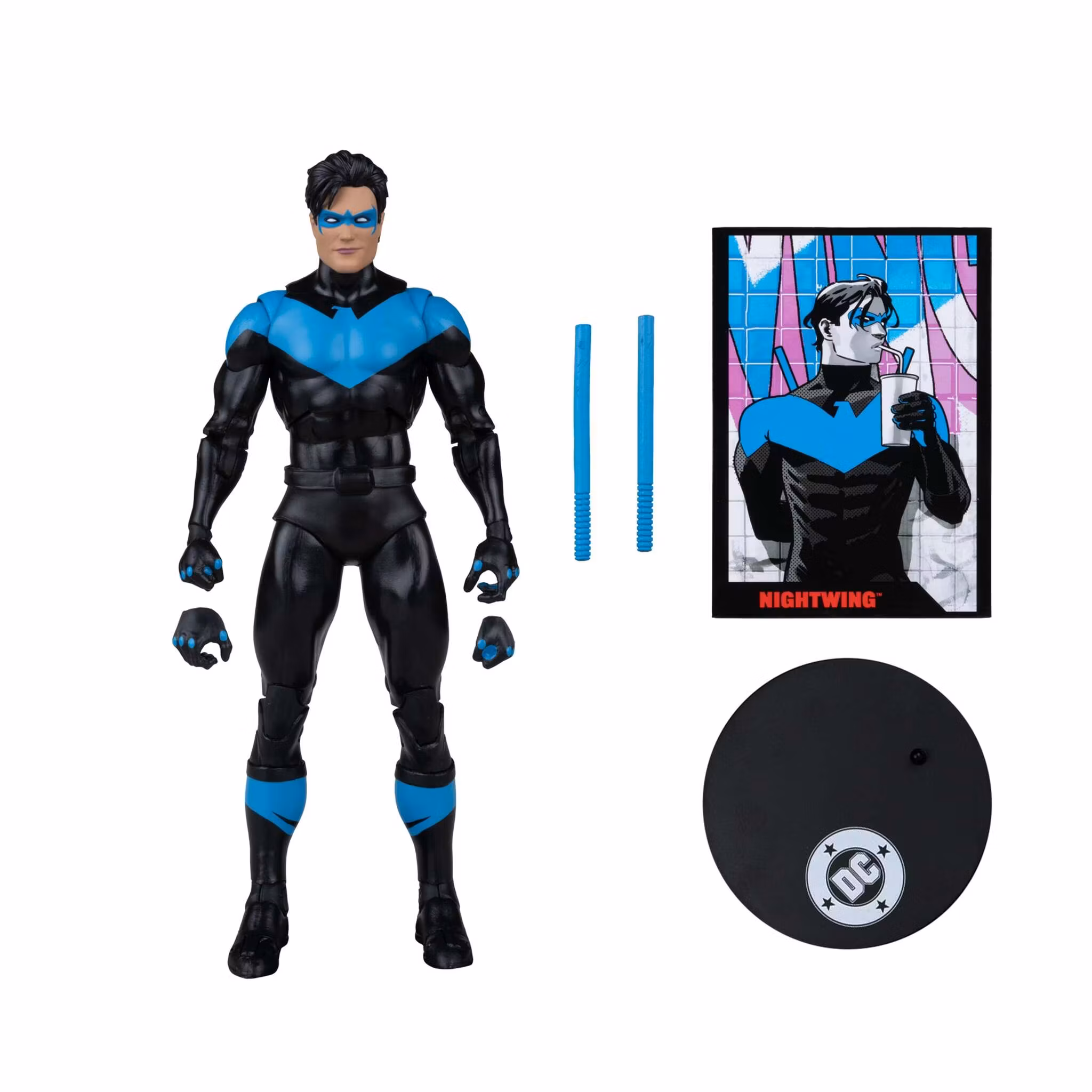 Nightwing #81 Page Punchers Nightwing 7" Action Figure with Comic
