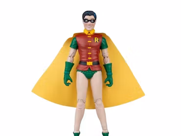 Batman #1 Page Punchers Robin Dick Grayson (Red Platinum Edition) 7" Action Figure with Comic