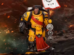 Warhammer: The Horus Heresy Imperial Fists Herald Consul with Standard and Bolt Pistol 1/18 Scale Action Figure