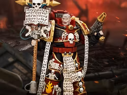 Warhammer: The Horus Heresy Word Bearers Erebus The Dark Apostle with Crux Malifica and Plasma Pistol 1/18 Scale Action Figure