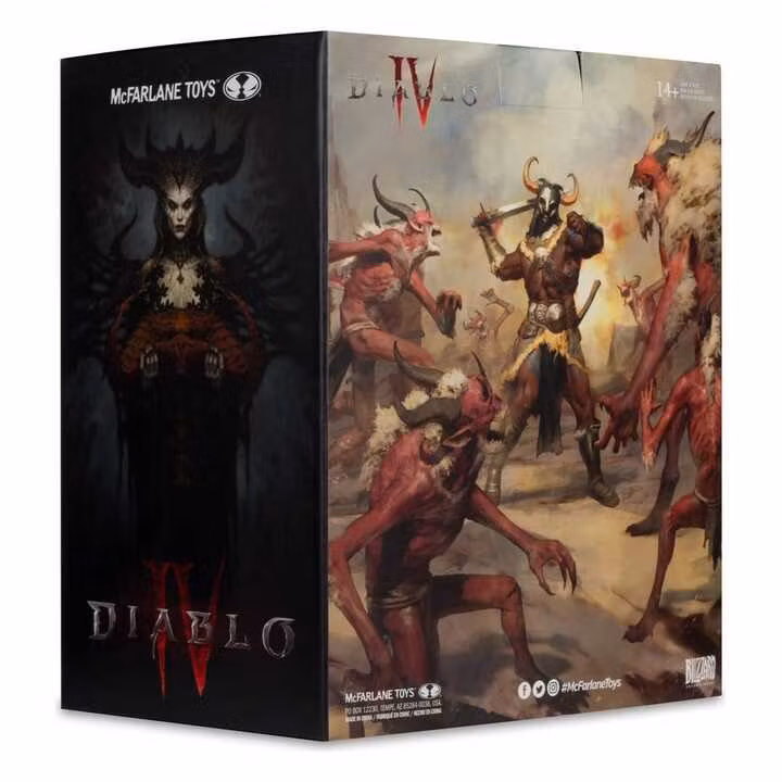 Diablo IV Barbarian 1/12 Scale Figure