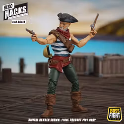 Hero H.A.C.K.S. Daniel Wright: Pirate Quartermaster 1/18 Scale Action Figure