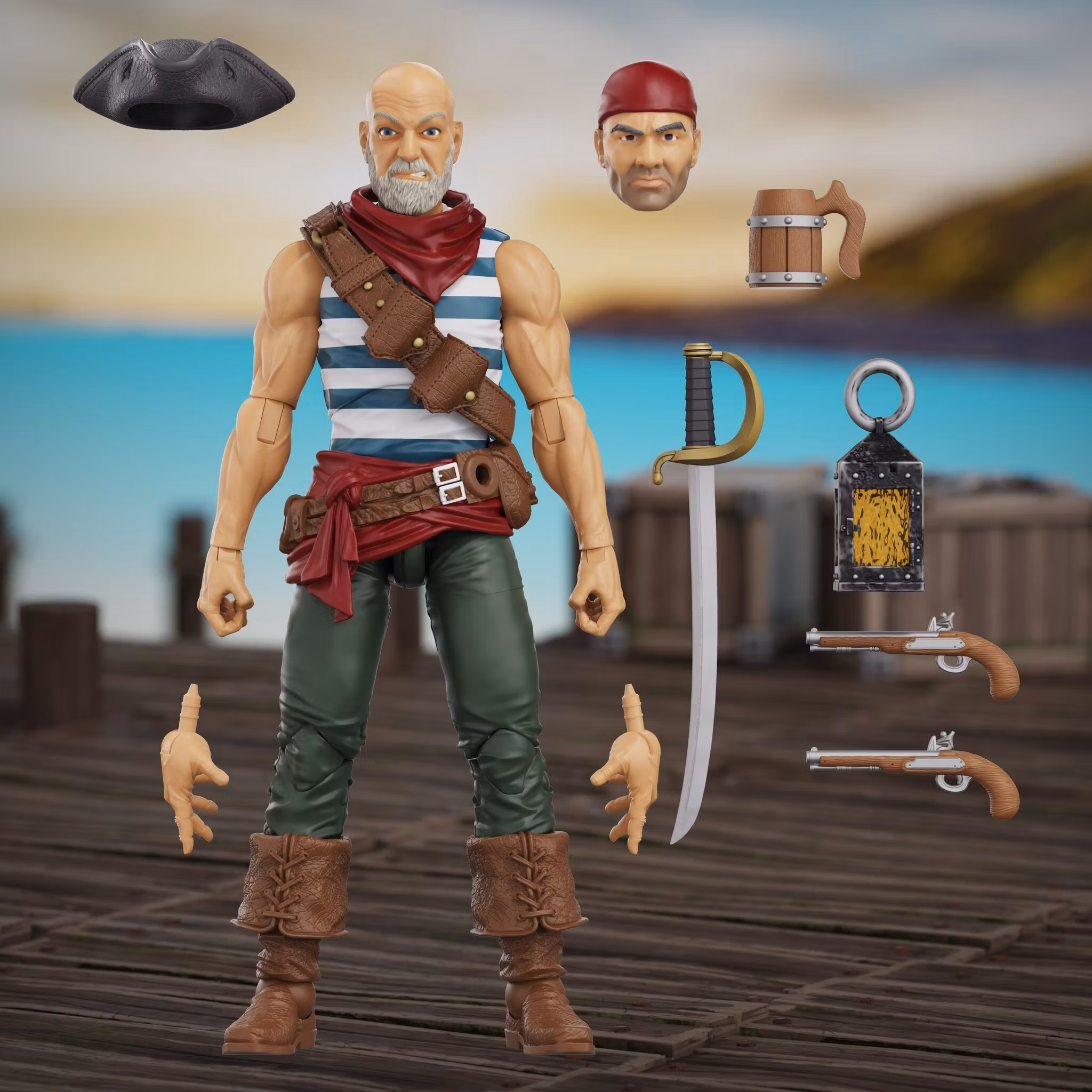 Hero H.A.C.K.S. Daniel Wright: Pirate Quartermaster 1/18 Scale Action Figure