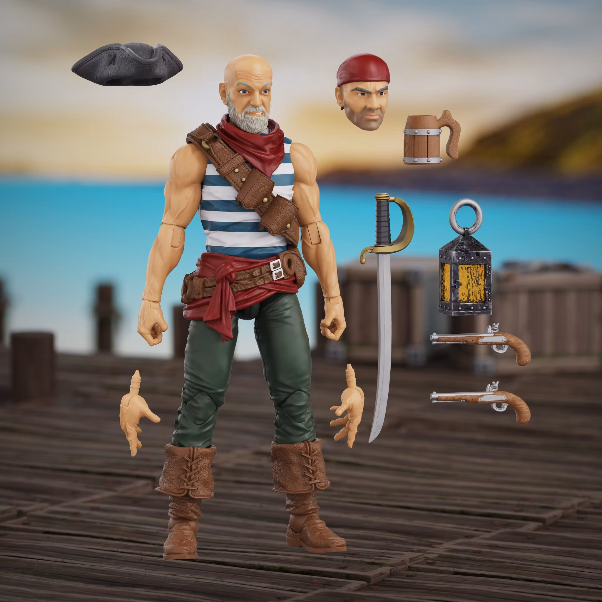 Hero H.A.C.K.S. Daniel Wright: Pirate Quartermaster 1/18 Scale Action Figure
