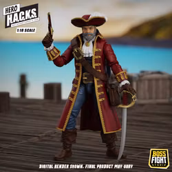 Hero H.A.C.K.S. John Bradford: Captain of the Temporal Voyager 1/18 Scale Action Figure