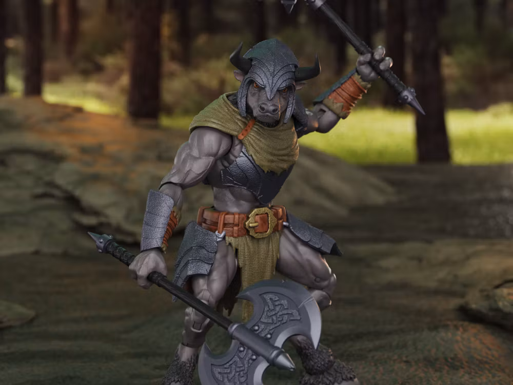 Hero H.A.C.K.S. Minos Auroxos: Labyrinthian Warrior 1/18 Scale Action Figure