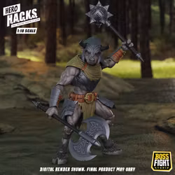 Hero H.A.C.K.S. Minos Auroxos: Labyrinthian Warrior 1/18 Scale Action Figure