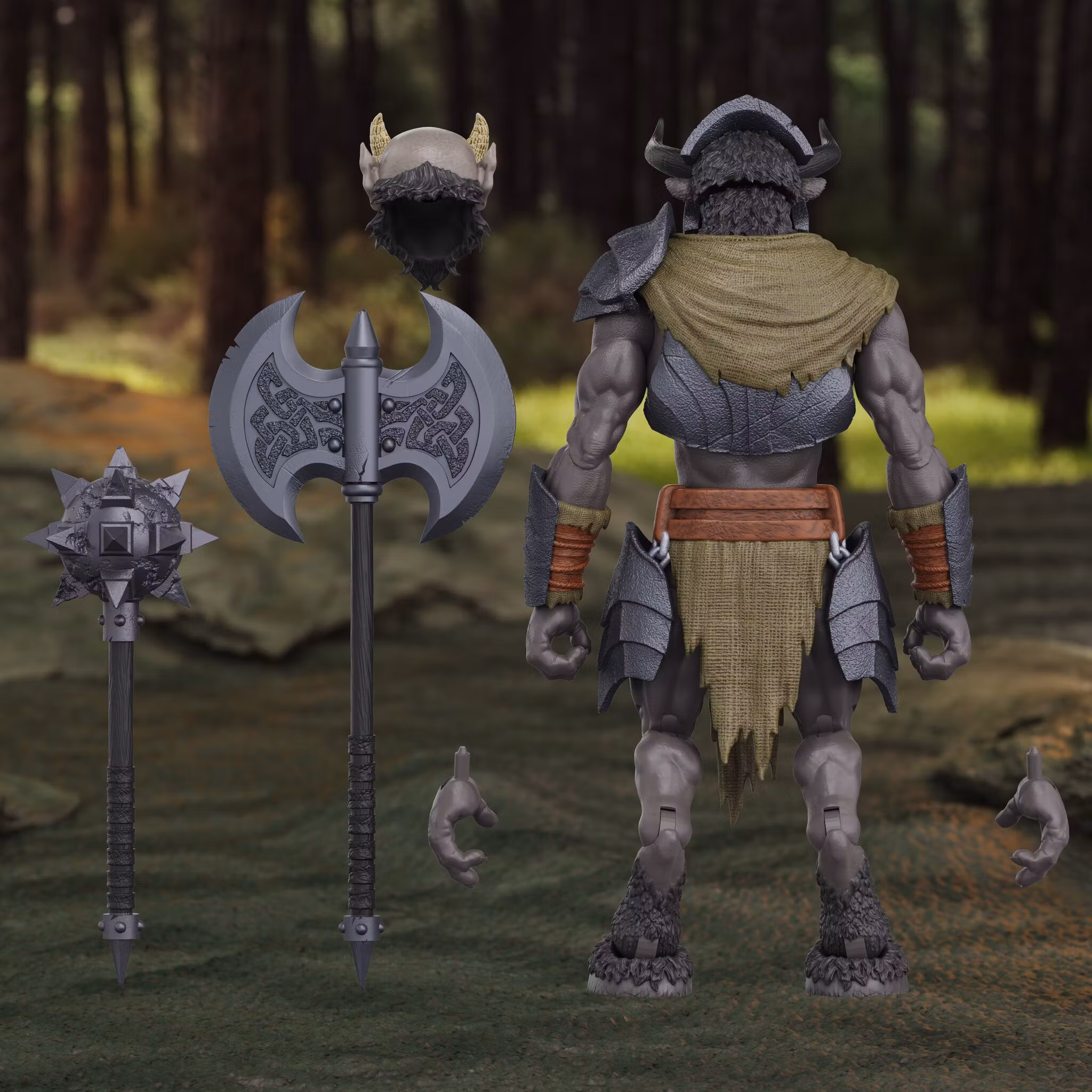 Hero H.A.C.K.S. Minos Auroxos: Labyrinthian Warrior 1/18 Scale Action Figure