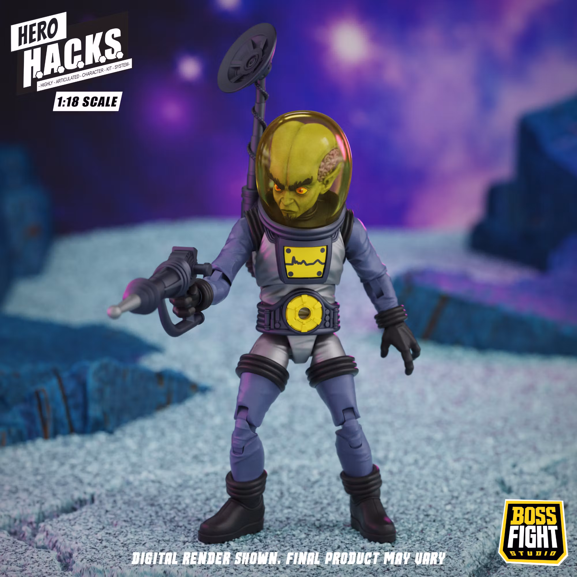 Hero H.A.C.K.S. Zarko Resources Inc.: Galactic Prospectors 1/18 Scale Action Figure