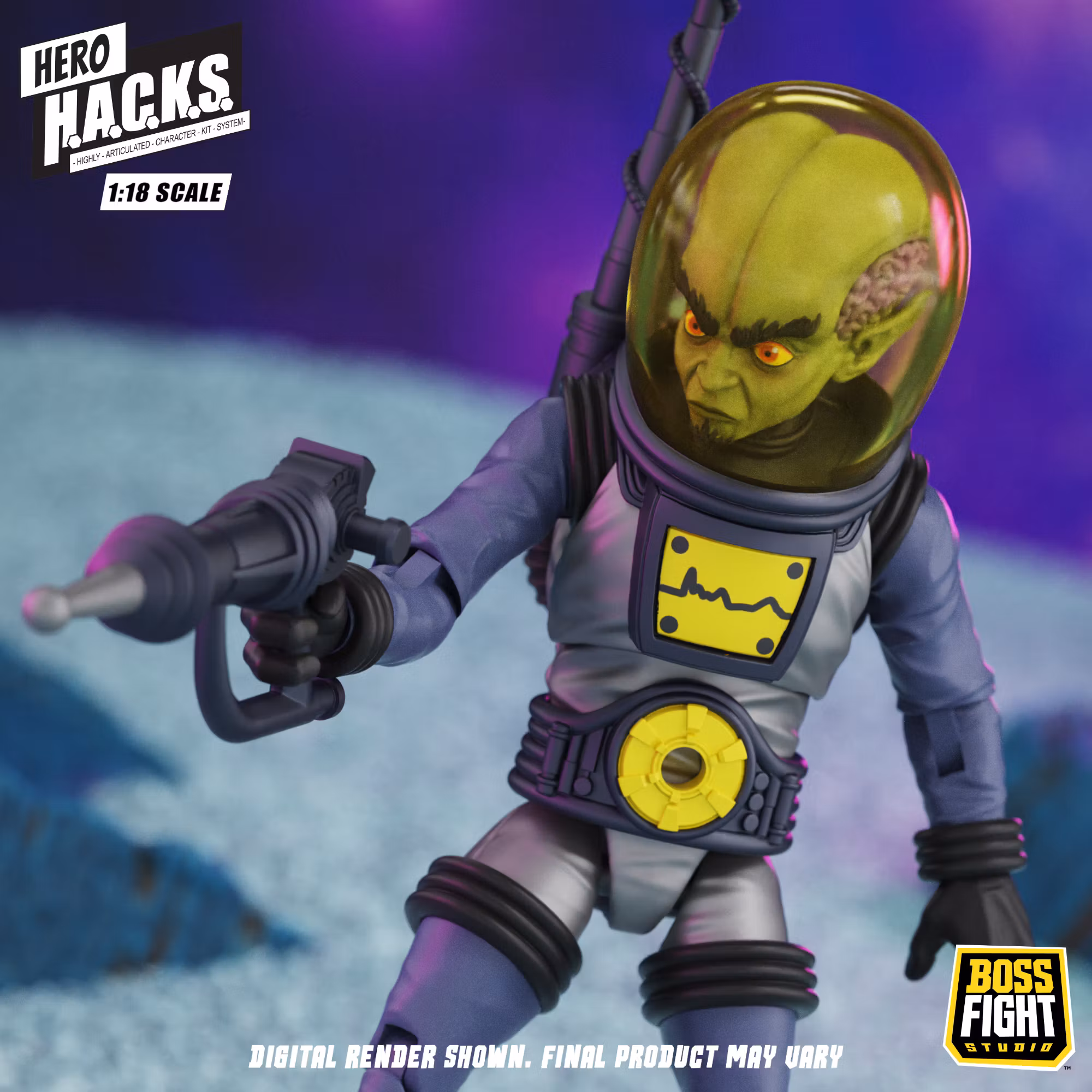 Hero H.A.C.K.S. Zarko Resources Inc.: Galactic Prospectors 1/18 Scale Action Figure