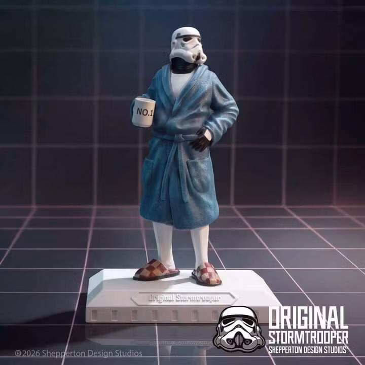 Star Wars Original Stormtrooper Figure Off Duty